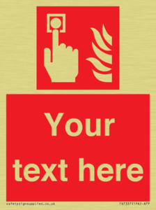 Custom Fire Alarm call point